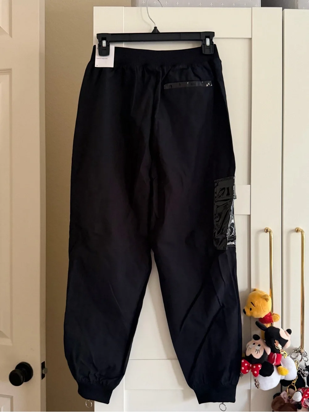 Nike Black Cargo Pants With Zipper Details, Size XS - Brand New